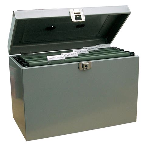 metal locking file box|lockable file box organizer.